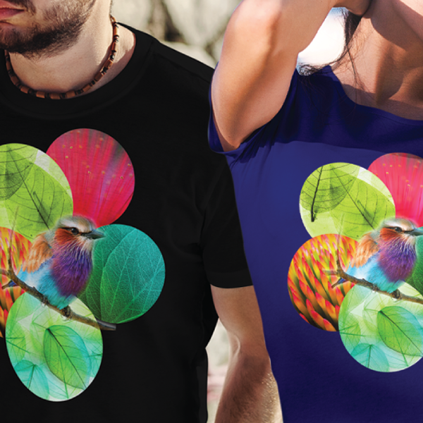 Printed color t-shirts